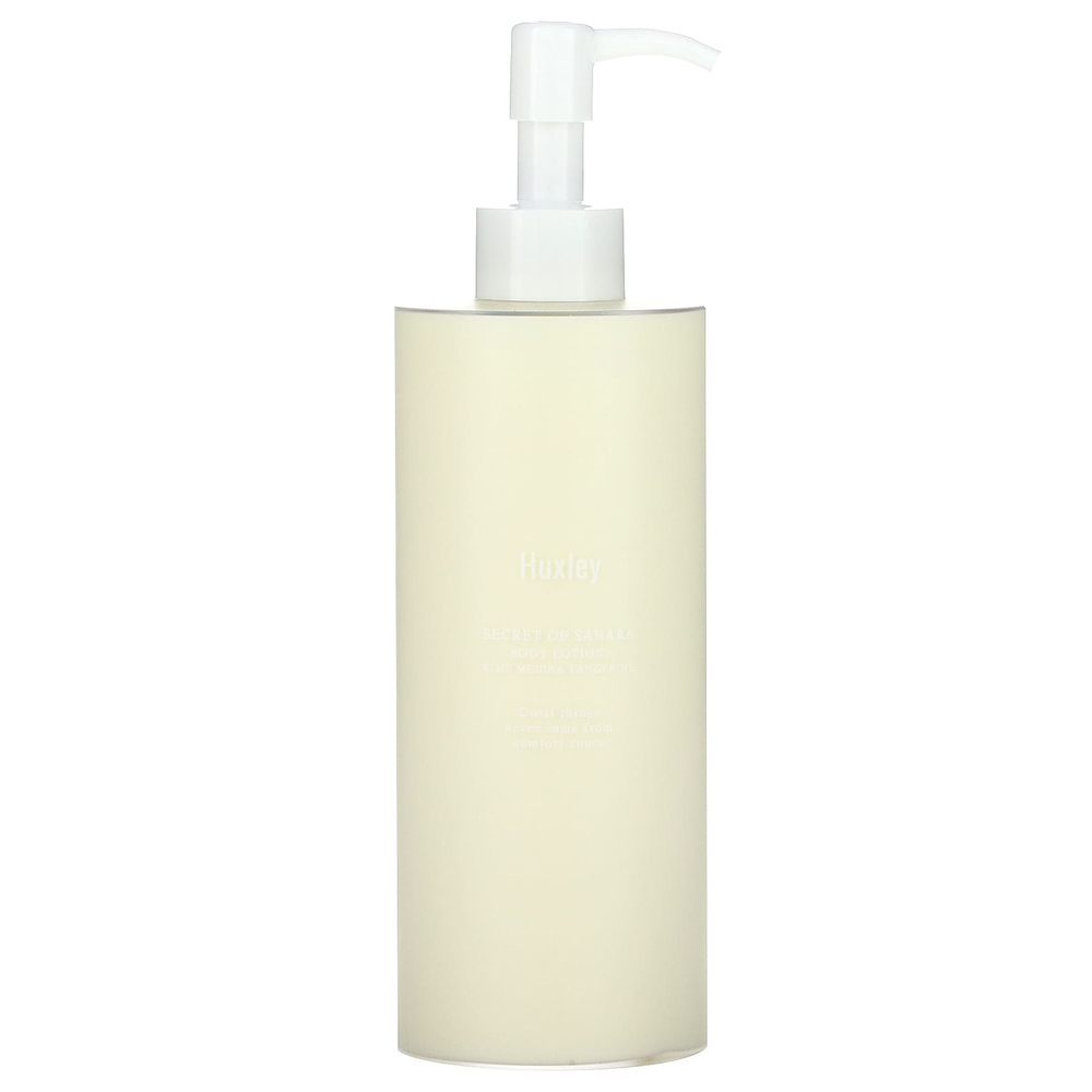 Huxley, Лосьон для тела Secret of Sahara, синий мандарин, Medina, 300 мл (10,14 жидк. унц.)