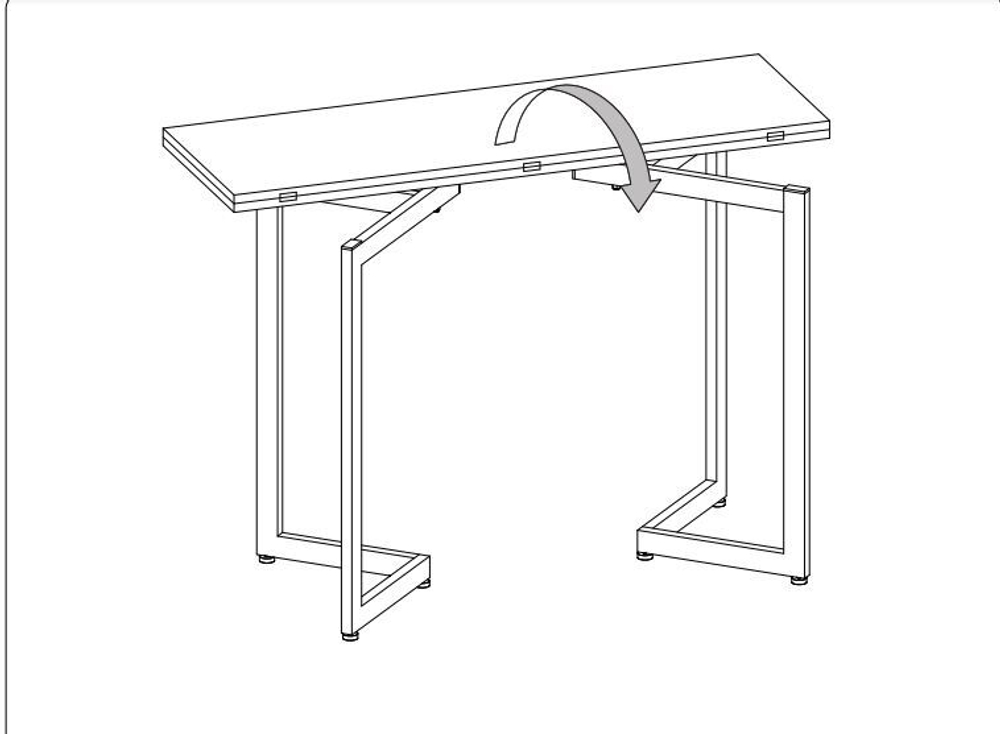 Стол кухонный обеденный раздвижной Дуб Вотан, Боско, 110х72х75 см