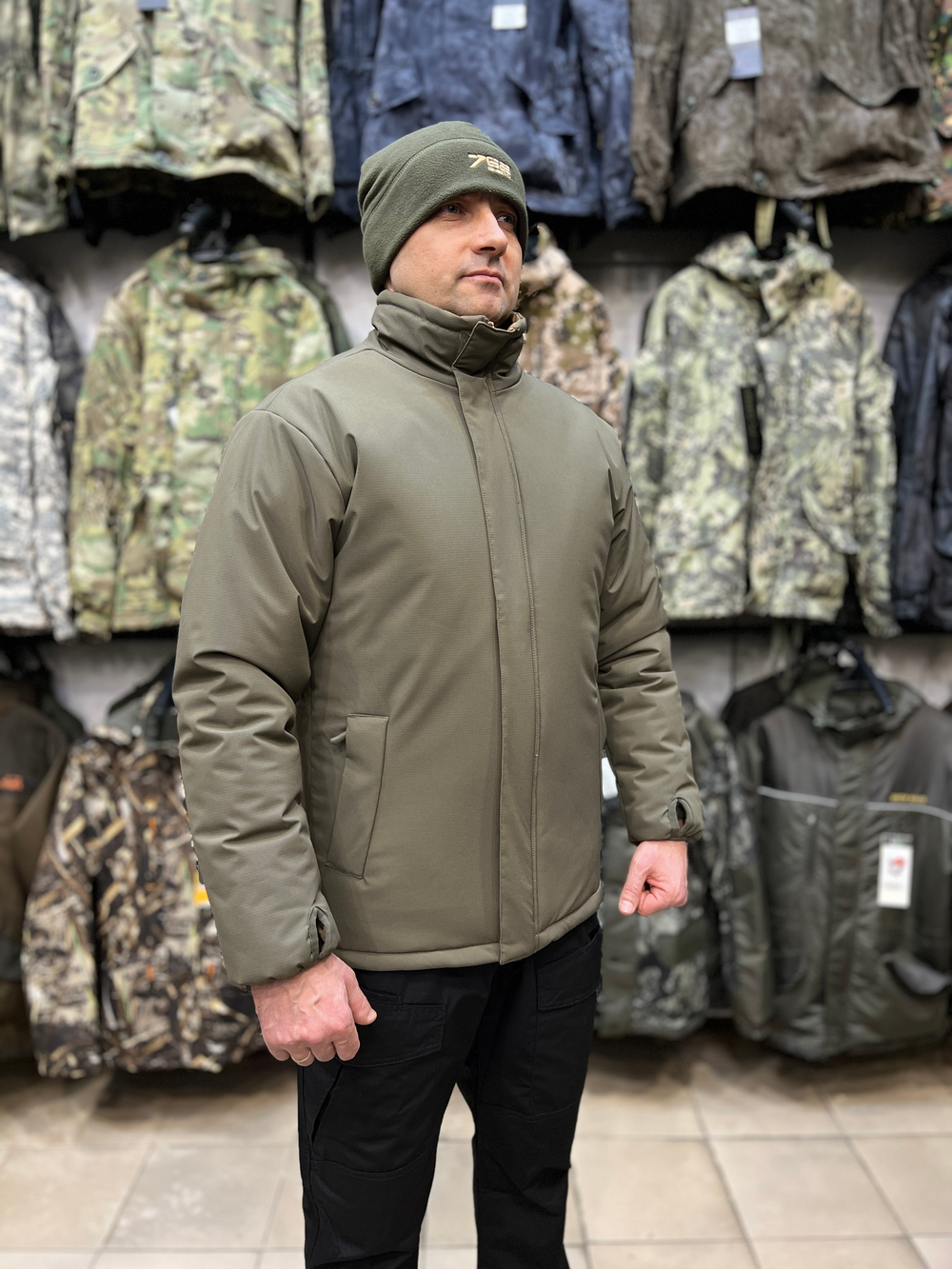 Куртка Двухсторонняя, GONGTEX Олива, Койот