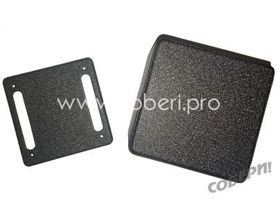 102 х 102 х В90 мм кожух / колпак / экран для трансформатора