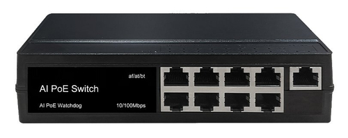 TS-S1109 – промышленный коммутатор 8x100Мбит/с PoE портов + 1x100Мбит/с порт Uplink