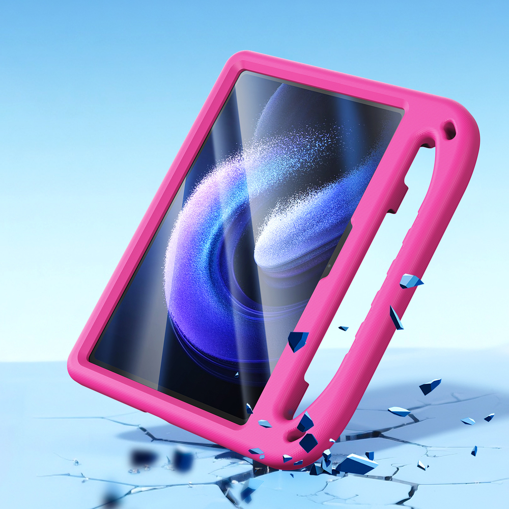 Детский чехол розового цвета на планшет Xiaomi Pad 6 и 6 Pro от от Dux Ducis, серия Puff Series Case
