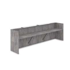 1КР-КЛ.002 Комплект Ресепшн с фартуком HPL (3632*750*1149) (без подсветки)