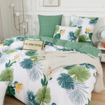 Комплект постельного белья Делюкс Сатин 100% хлопок на резинке LR449