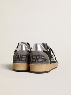Ball Star in glitter with leather star and metallic leather heel tab