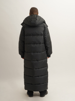 Пуховик Unisex длина 140 см., черный