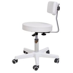 Стул на колесах со спинкой ОЗЕ, пластик 3