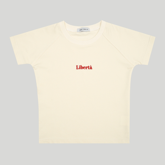 Raglan T-Shirt for girls Coconut Milk