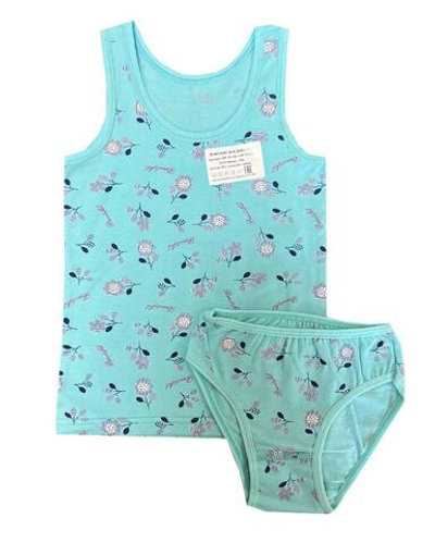 Комплект майка+трусы для девочек CBF 18-310/21-212дшл р.32 бир.цветы (Boru), 1 шт.