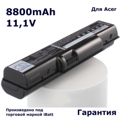 Аккумулятор iBatt 8800mAh, для Aspire 5732Z-443G255732Z-434G25 E727-452G257315 5332 E525-312G255532-312G255532-314G25D725