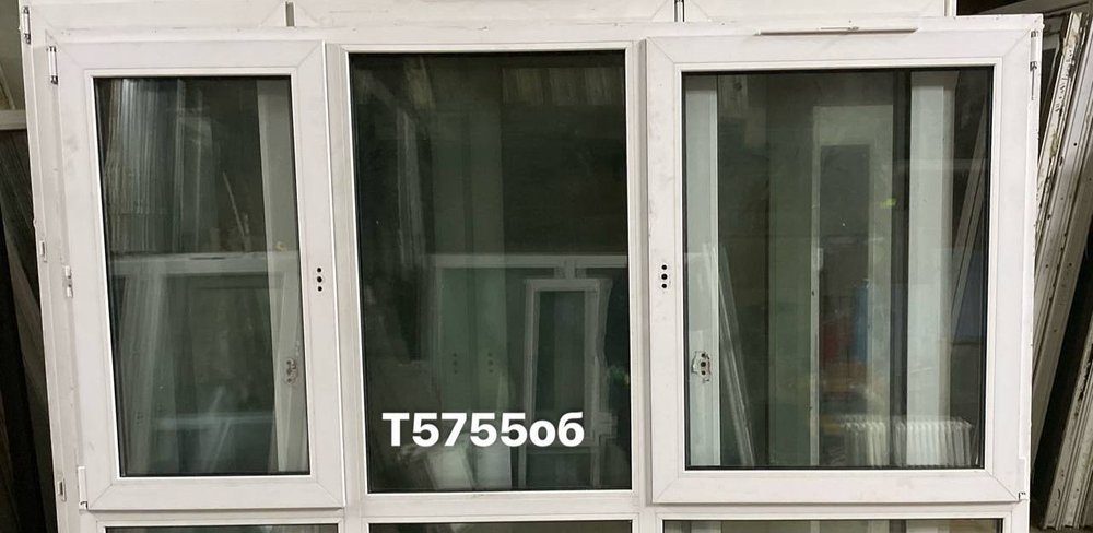 Окно Пластиковое Б/У 114(в) х 224(ш)