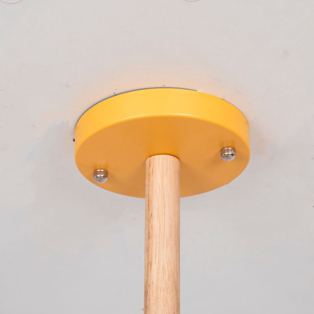 Потолочная люстра CORF B3 Yellow 8 lamps