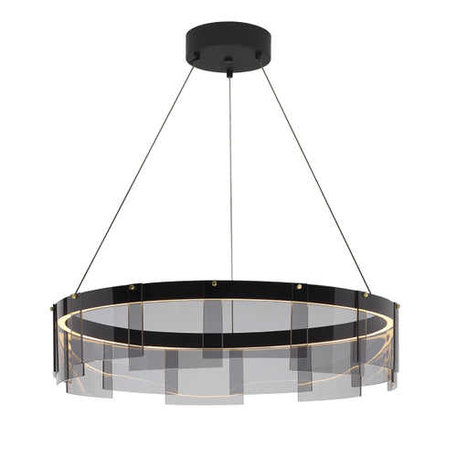 Люстра D8825P/L black/smoky