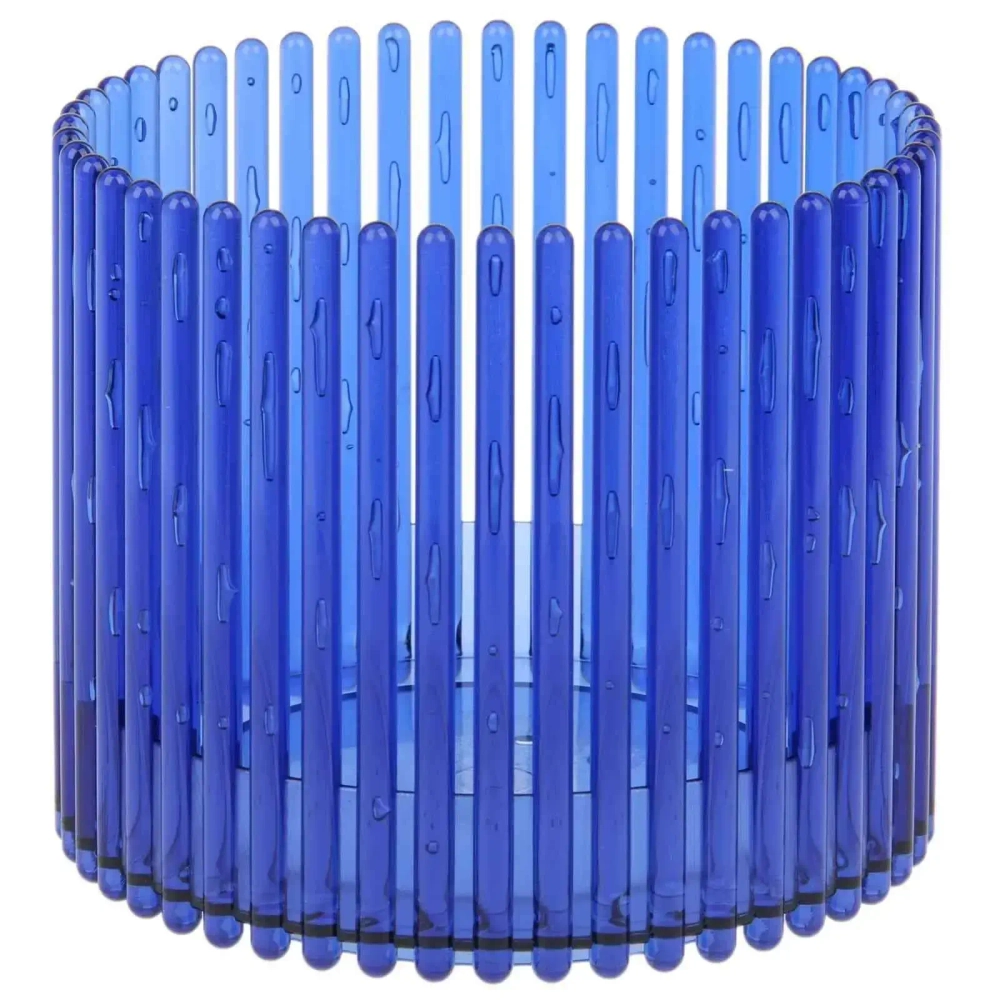 Кашпо для цветов пластиковое 1,8л d-14см «Шарм» синий