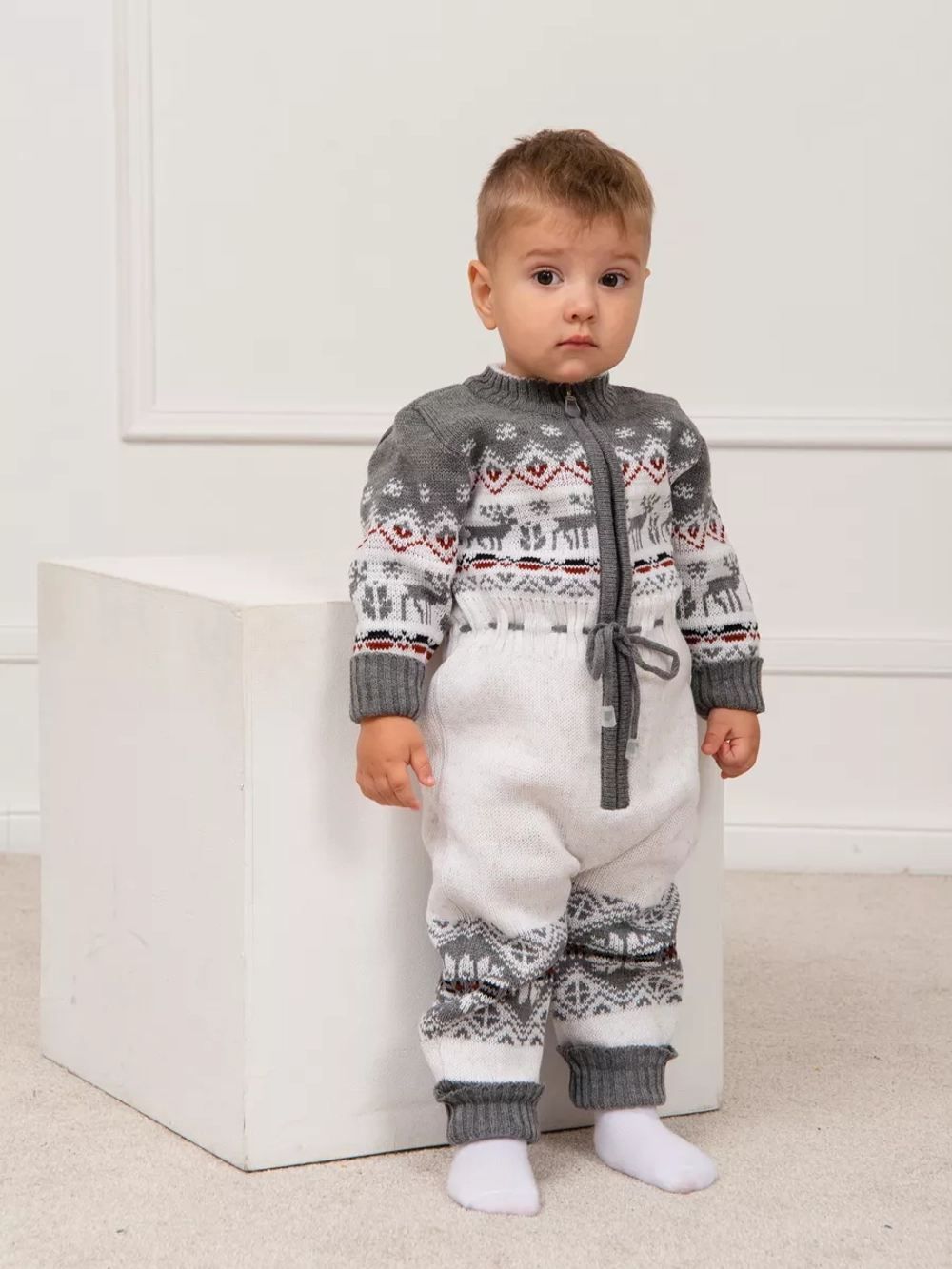 Комбинезон вязаный