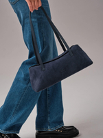 Женская замшевая сумка DBR 31127 насыщенно-синий