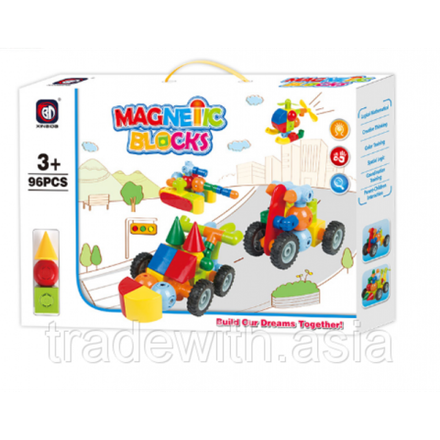 Магнитный конструктор 8216 Magnetic Building Block (96 деталей)