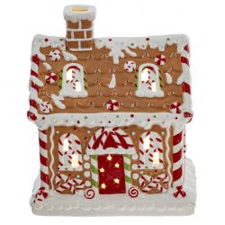 GAEM Фигурка декоративная "Домик" с подсветкой (АААх3, н/п), L19 W13 H22 см