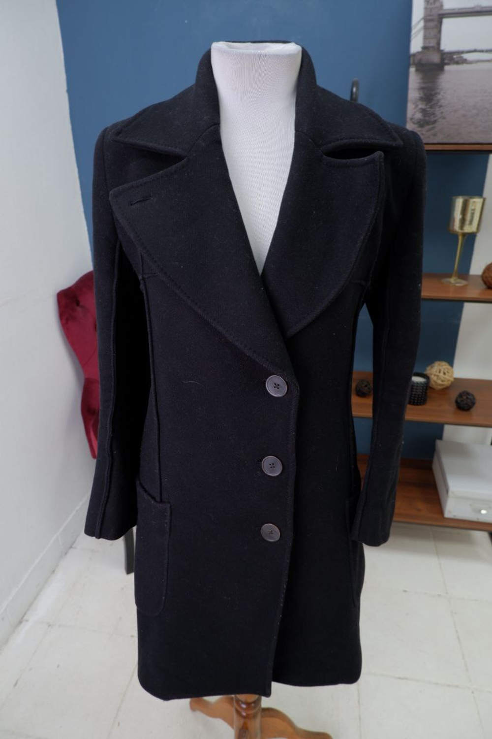 Пальто Ann Demeulemeester шерстяное 44 размер