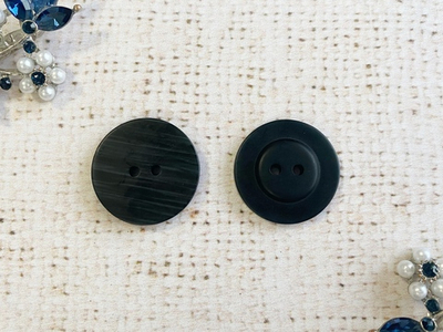 Пуговицы, d 2,5 см, чёрный