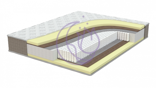 МАТРАС LILAC Premium В ТКАНИ ХЛОПОК TFK 1024 независимых пружины на 1 спальное место