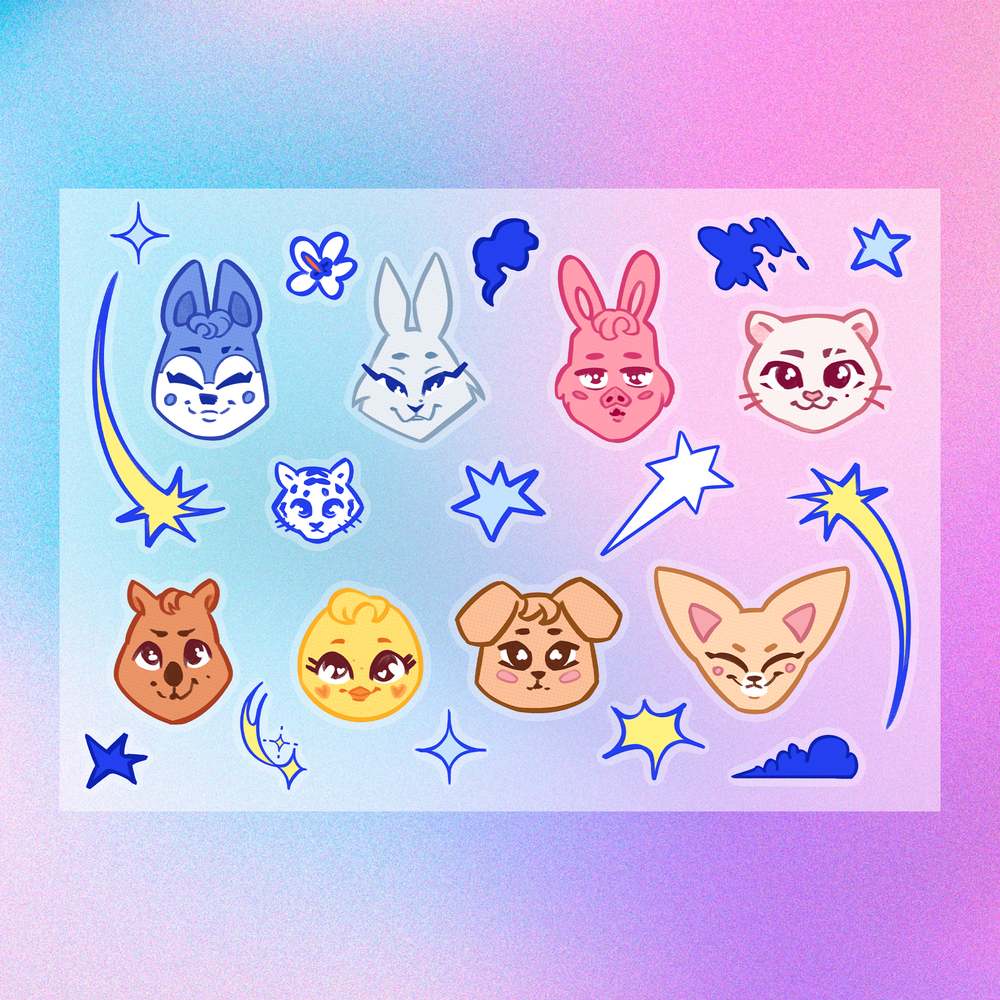Стикерпак / lily_betty_ / STRAY KIDS #1