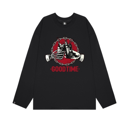 Лонгслив HOOK "Гудтайм" Черный