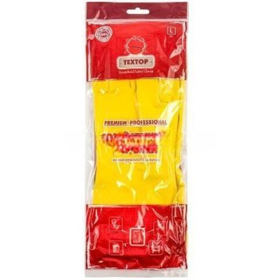 Перчатки резиновые прочные "Premium Pro Textop" L (1 пара) (1/120 шт.) Т237