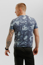 Футболка NOBULL серая в пятнах