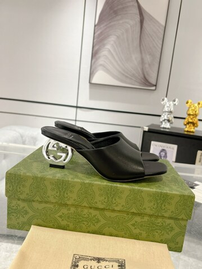 Gucci Interlocking G Heel Sandal 5.5 cm