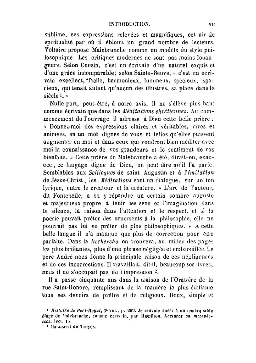 Recherche de la verité. Tome 1 | Nicolas Malebranche