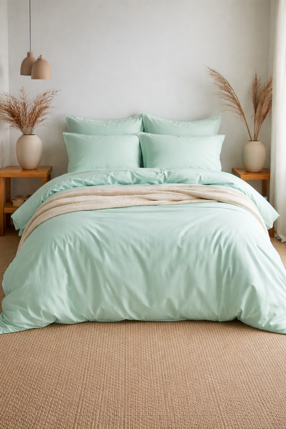 Комплект постельного белья аквамарин, 100% тенсель