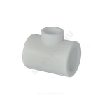 Тройник PP-R переходной белый Дн 63х20х63 внутренняя пайка VALFEX 10632063