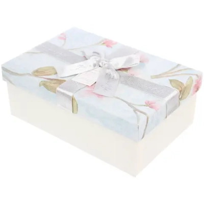 Коробка подарочная «Грация» 21*14*8 см, Серебро