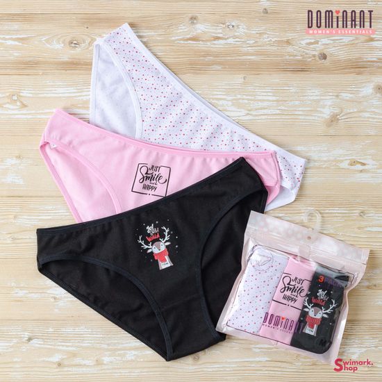 Трусики женские DOMINANT 35000-165, BIKINI, 3 шт. в уп.