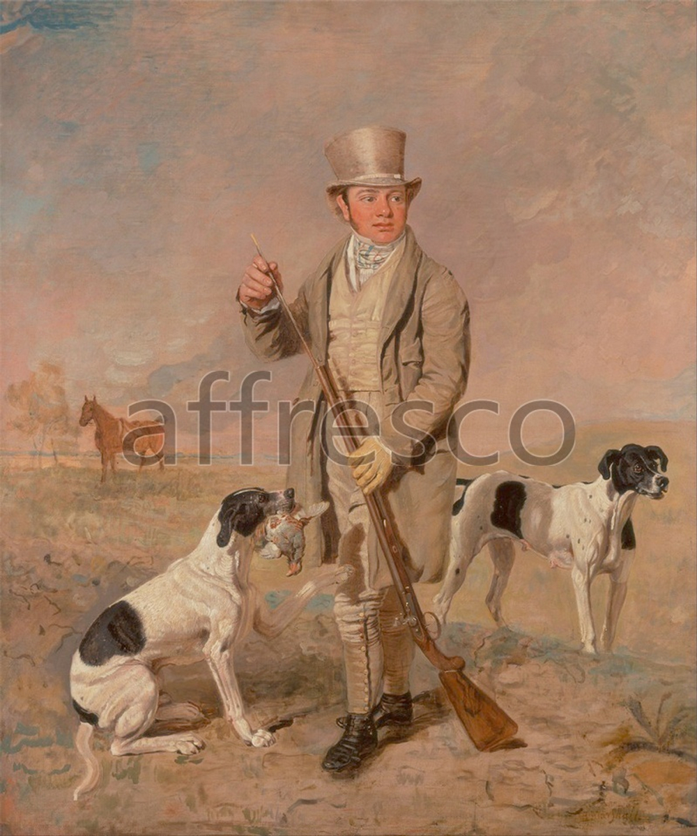 Фреска Benjamin Marshall, Portrait of a Sportsman Possibly Richard Prince