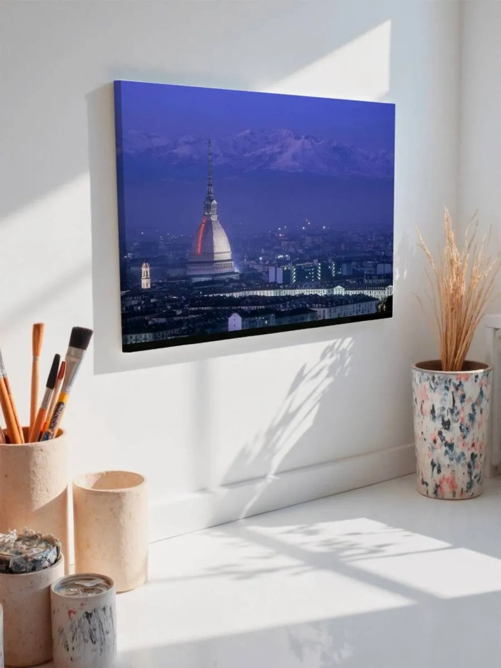 Картина на стену 40 X 50 Город в горах