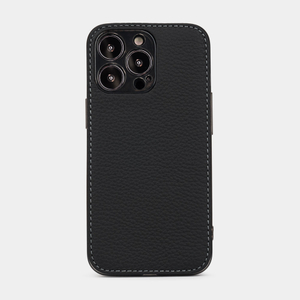 Чехол-накладка кожаный для iPhone 13 Pro Max цвета черный