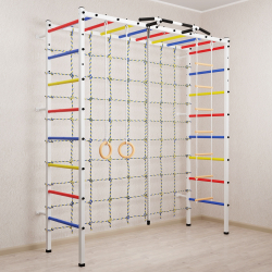 Спортивный комплекс Sv Sport П 405 (Турник/Канат/Kольца/Лестница/Сетка)