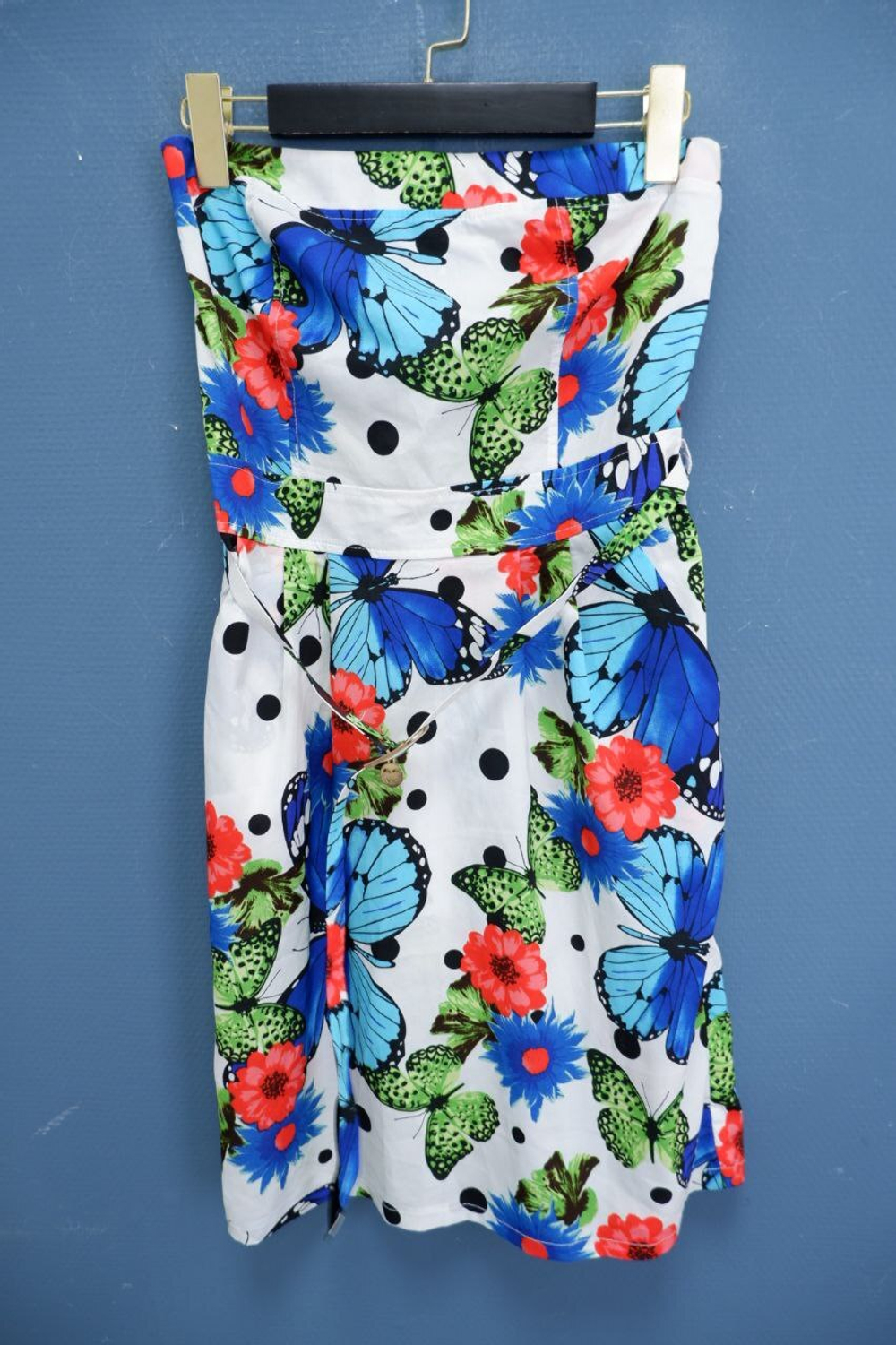 Платье летнее с принтом 42 размер