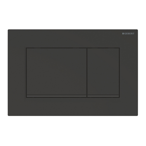 Кнопка смыва Geberit Sigma30, двойной смыв, цвет черный