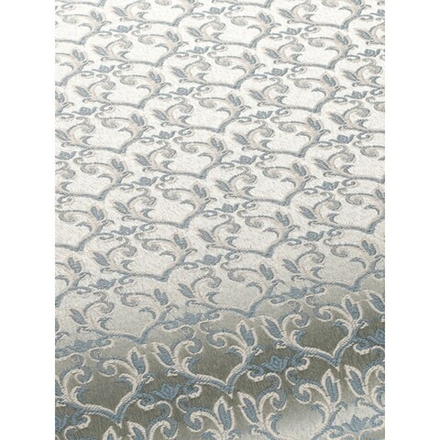 Банкетка "Классик" 350х490 дуб белый/серая патина/жаккард бирюзовый КБС49БИР