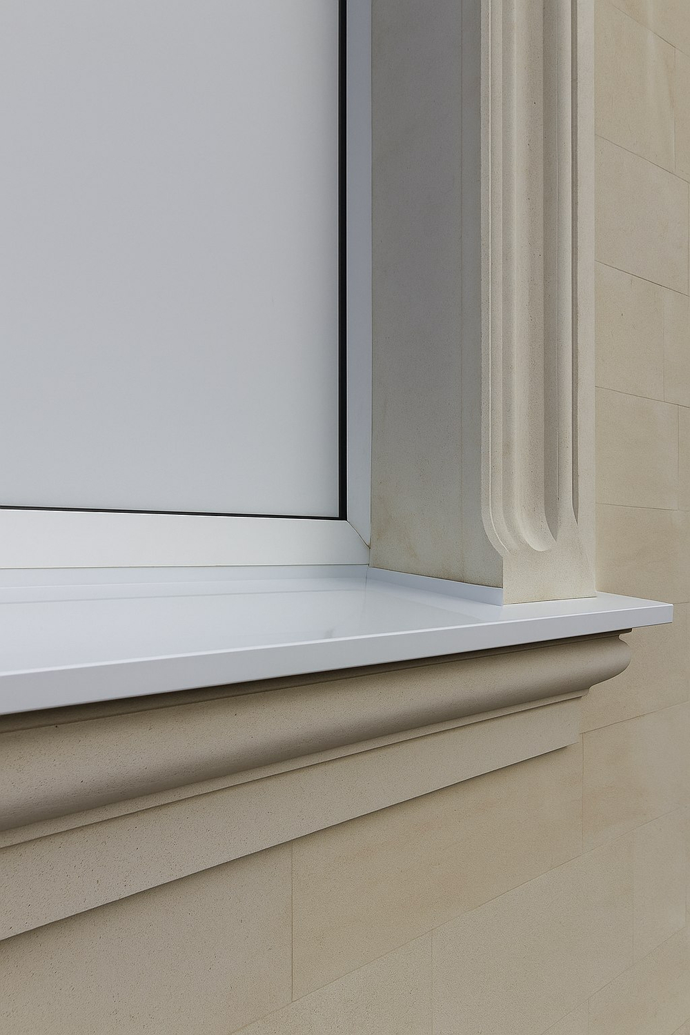 Отлив оконный, длина 1250мм, полка 70мм, Белый (RAL9003), 0,45мм, комплект 2 шт.