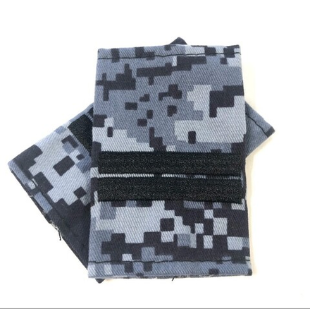 Фальшпогоны Росгвардия ВОХР синяя цифра мл.сержант