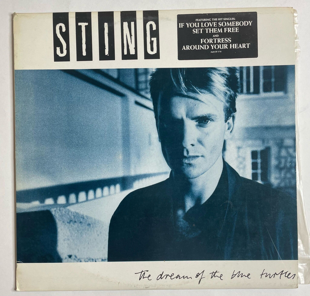 Винтажная виниловая пластинка LP Sting The Dream Of The Blue Turtles (Югославия 1985)