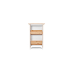 Обувница 2 ящика КЫМОР (HEMNES), 59х22х101 см, белый/светло-коричневый