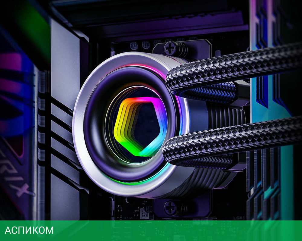 Система жидкостного охлаждения для процессора ID-Cooling FX240 INF Black