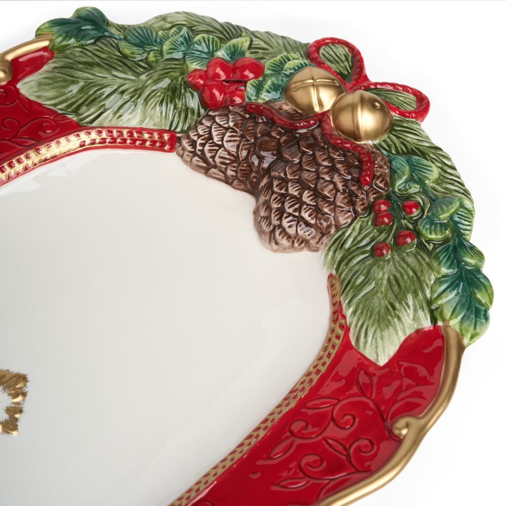 БЛЮДО LEFARD "ШИШКИ" ПРЯМОУГОЛЬНОЕ 47,5*29*5,5 СМ