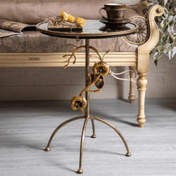 Декоративный столик Орхидея Фиори Каштан Амбер