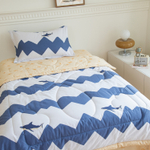 Комплект постельного белья Сатин с Одеялом Young 100% хлопок на резинке OBKR017